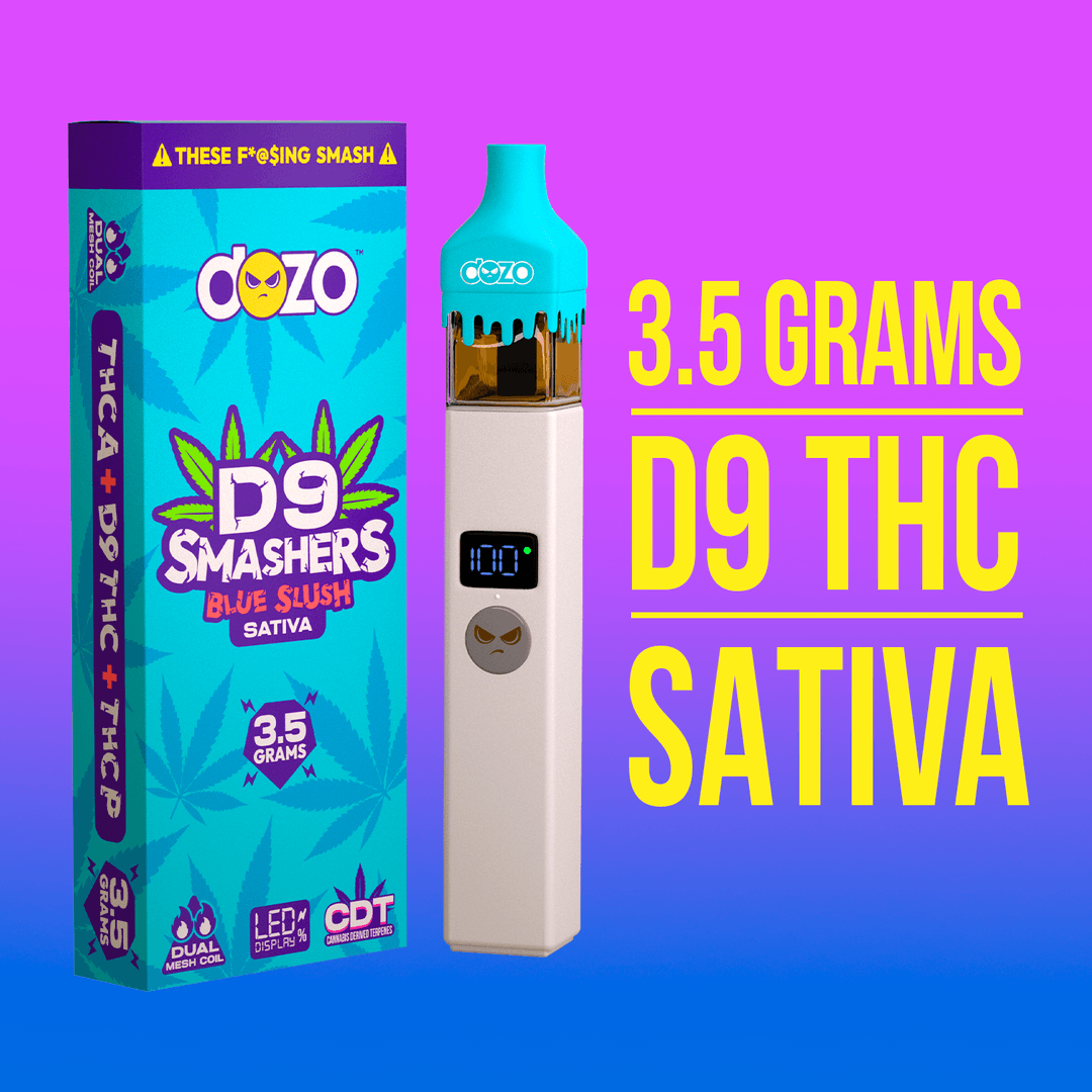 3.5g Dozo D9 Smashers THC-A Disposable