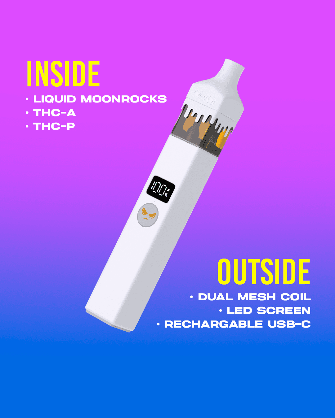 3.5 Dozo Liquid Moonrocks THC-A Disposable