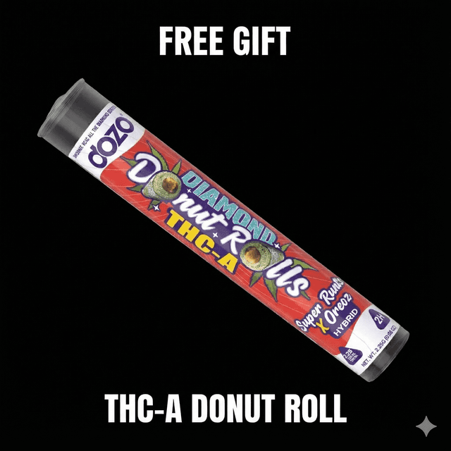 DOZO THC DONUT ROLL THCA | FREE GIFT
