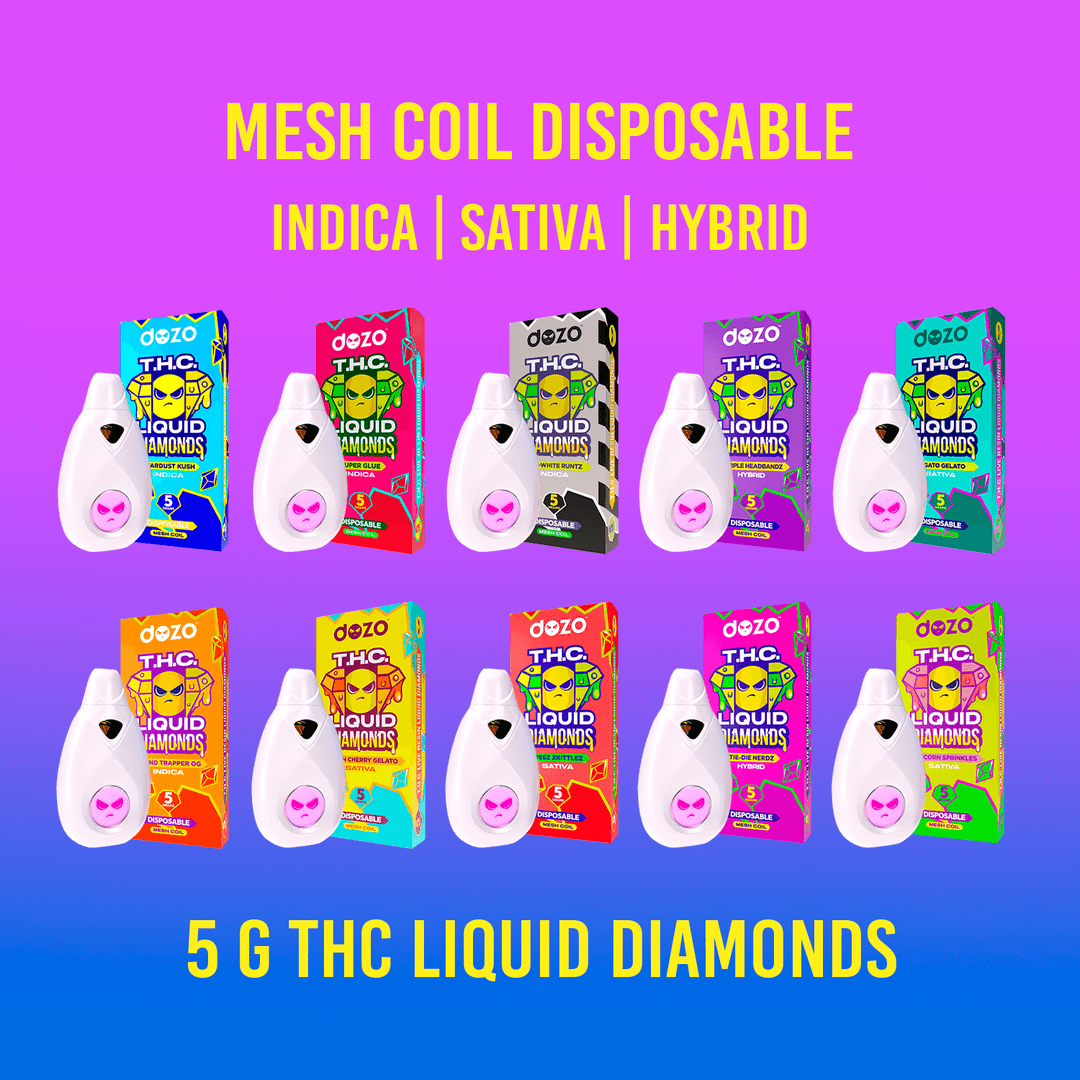 5g Liquid Diamonds Disposable | Deez Zkittles (Sativa)