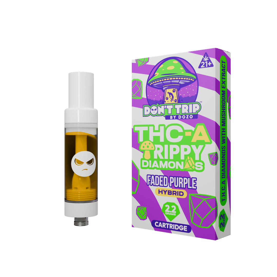 DOZO Don't Trip THC-A Trippy Diamonds Cart | Baked Rainbow (Hybrid)